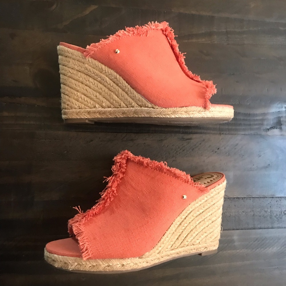 Circus Sam Edelman Orange Wedge Slide 6.5